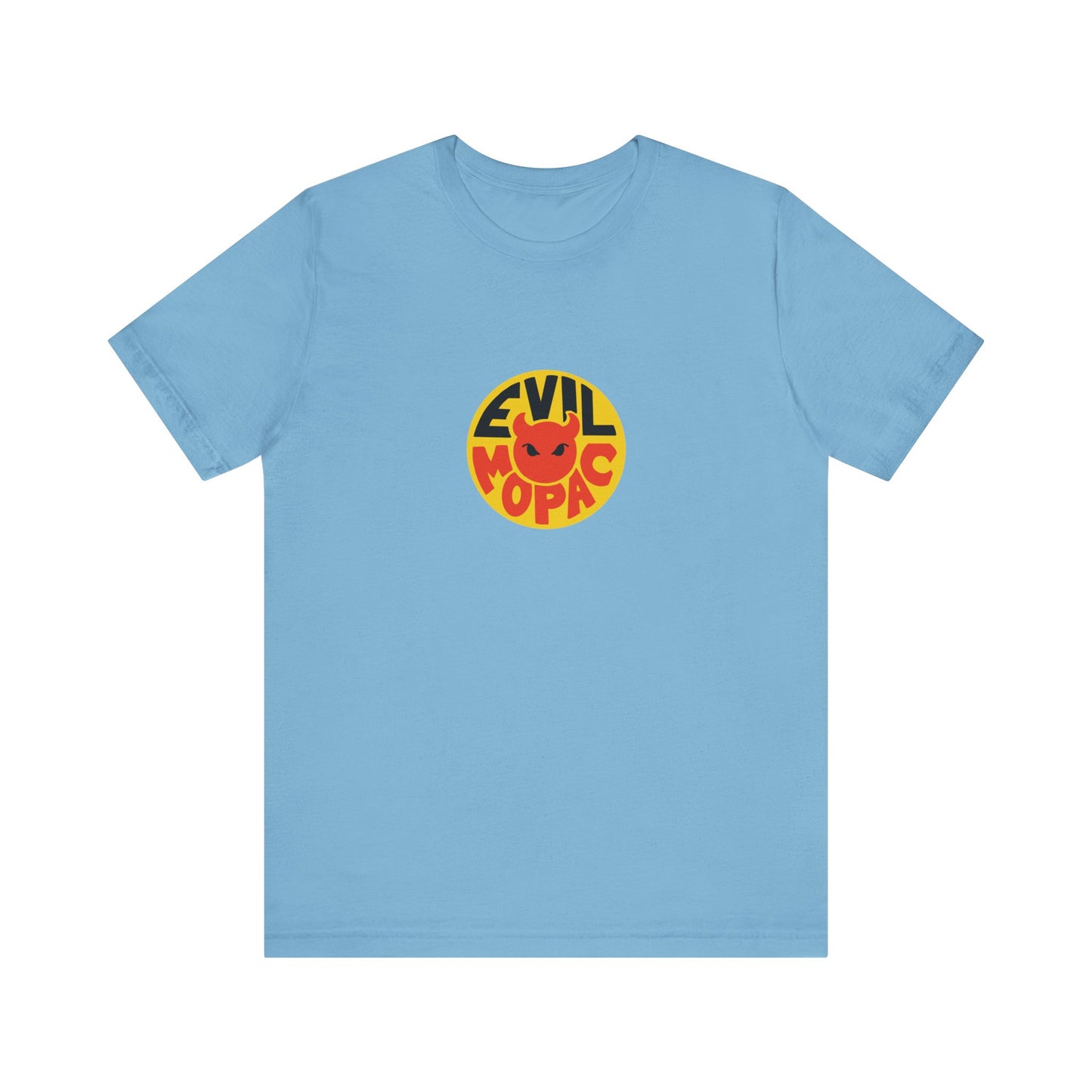 Evil MoPac Unisex Jersey Short Sleeve T-Shirt, Design #2