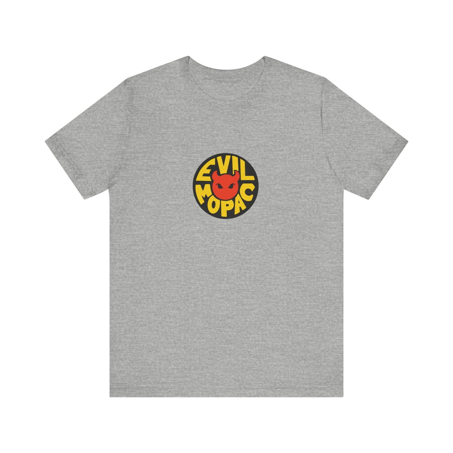 Evil MoPac Unisex Jersey Short Sleeve T-Shirt, Design #3