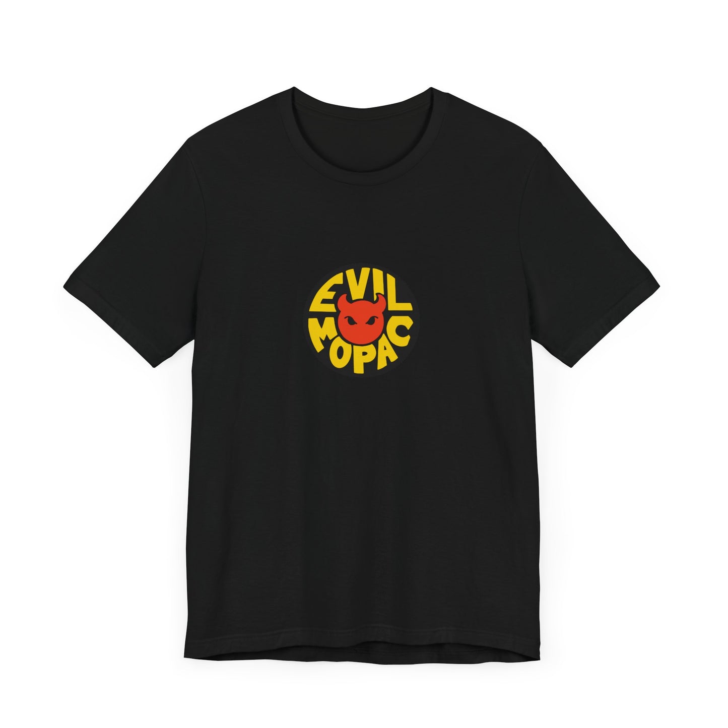 Evil MoPac Unisex Jersey Short Sleeve T-Shirt, Design #3