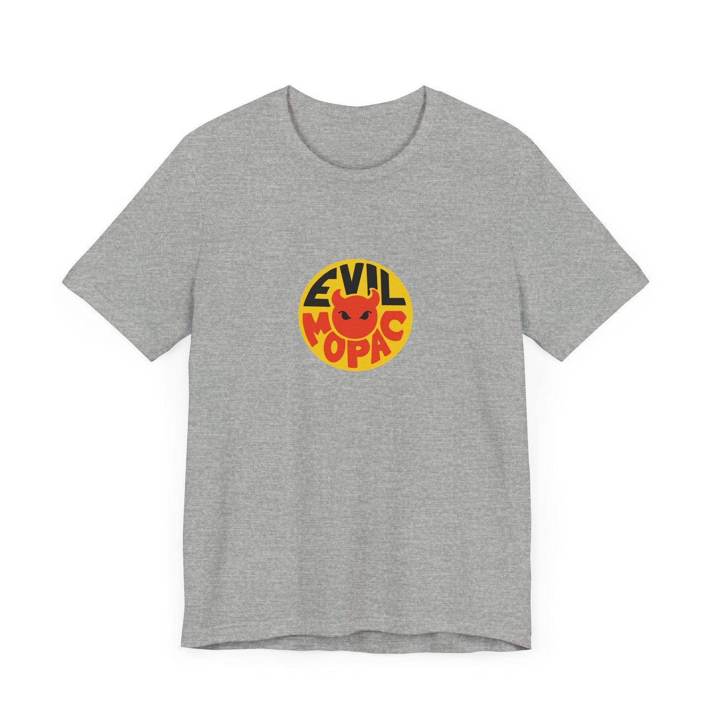 Evil MoPac Unisex Jersey Short Sleeve T-Shirt, Design #2