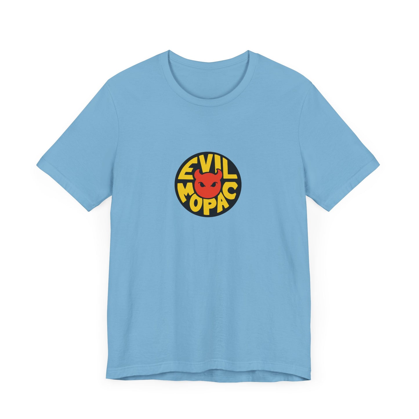 Evil MoPac Unisex Jersey Short Sleeve T-Shirt, Design #3
