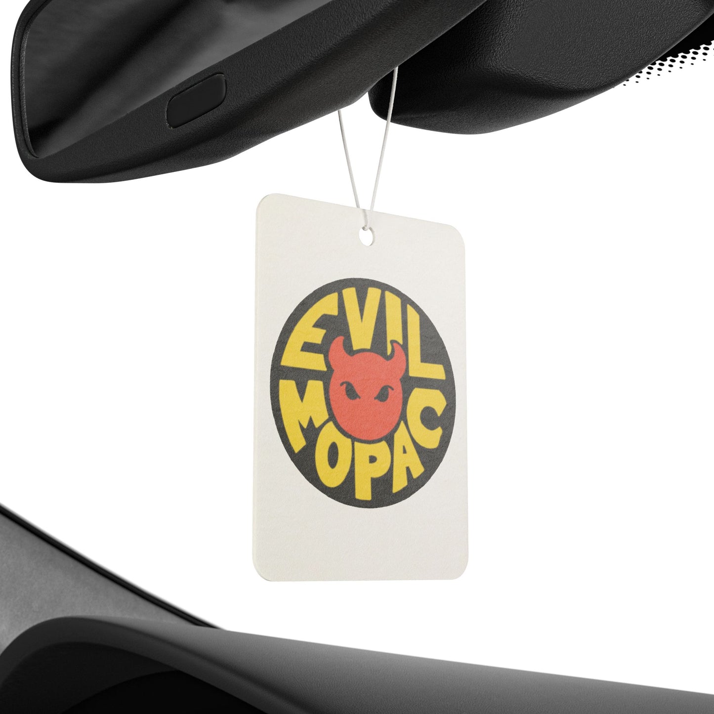 Evil MoPac Vehicle Air Freshener, Design #3