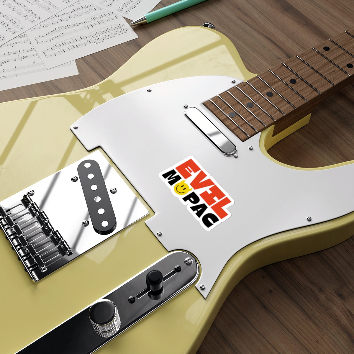 Evil MoPac Die-Cut Stickers, Alternative Design #2