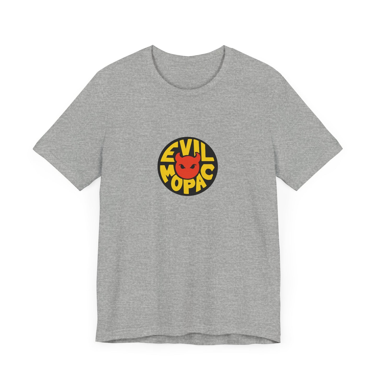 Evil MoPac Unisex Jersey Short Sleeve T-Shirt, Design #3