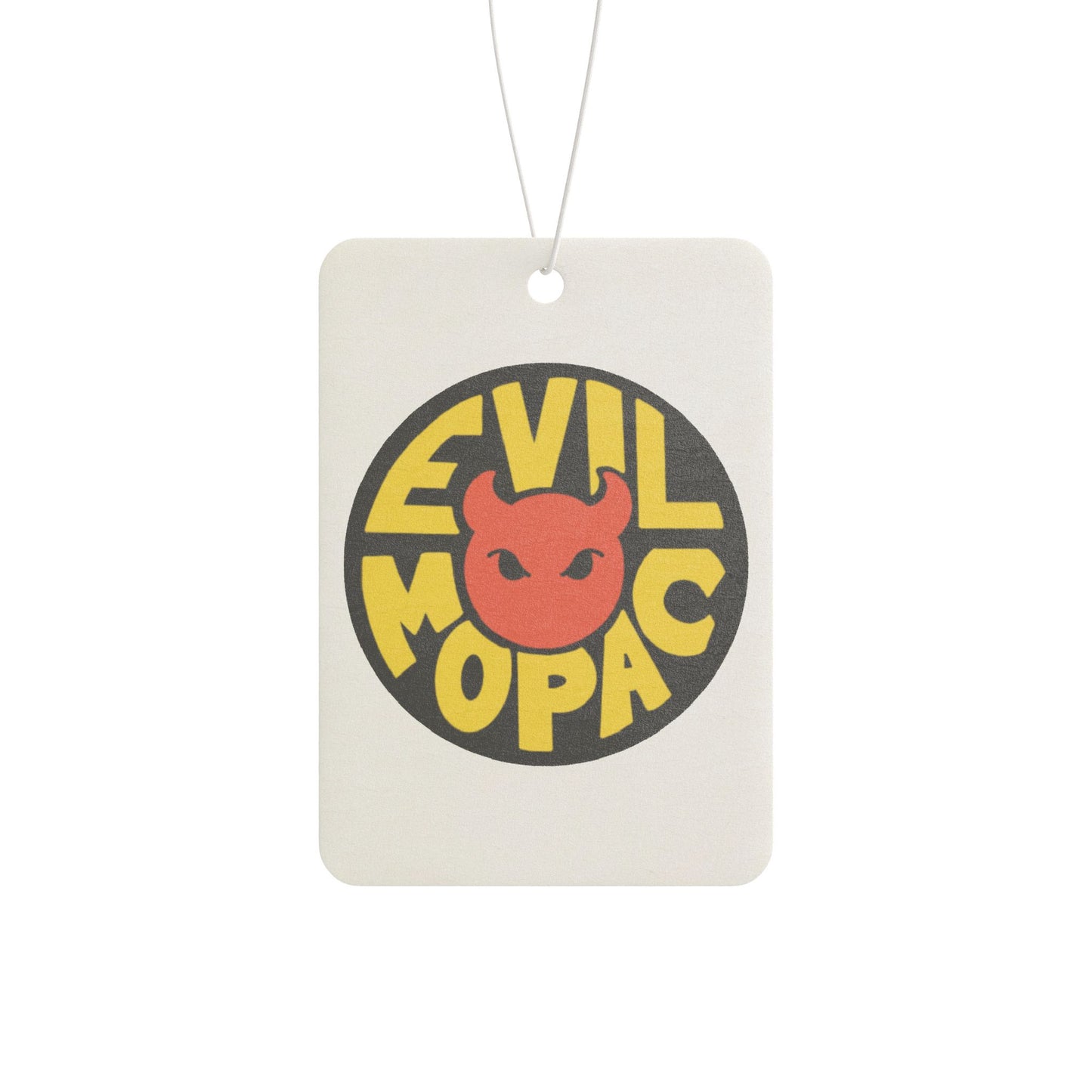Evil MoPac Vehicle Air Freshener, Design #3