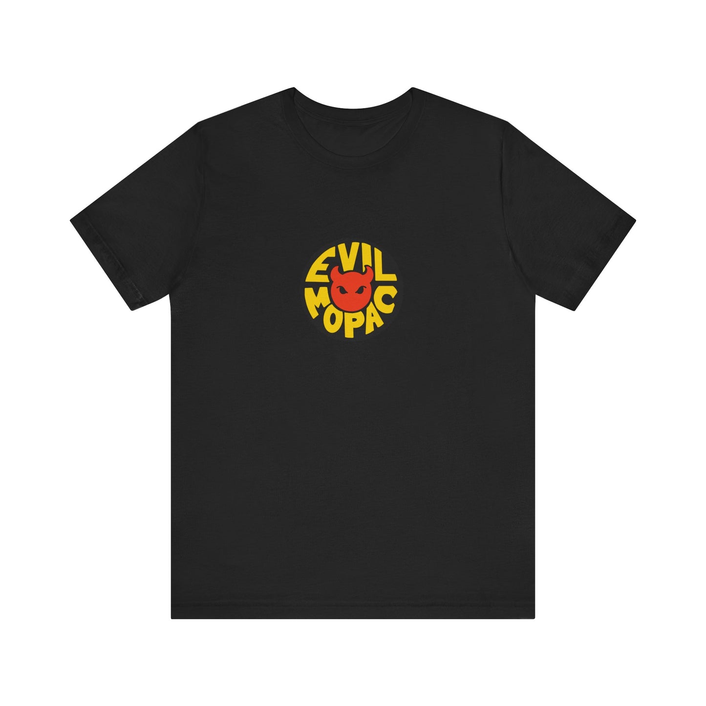 Evil MoPac Unisex Jersey Short Sleeve T-Shirt, Design #3