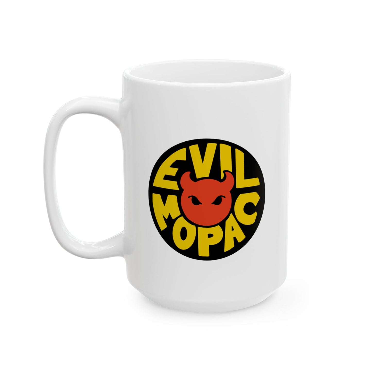 Evil MoPac Ceramic Mug, (11oz, 15oz), Design #3