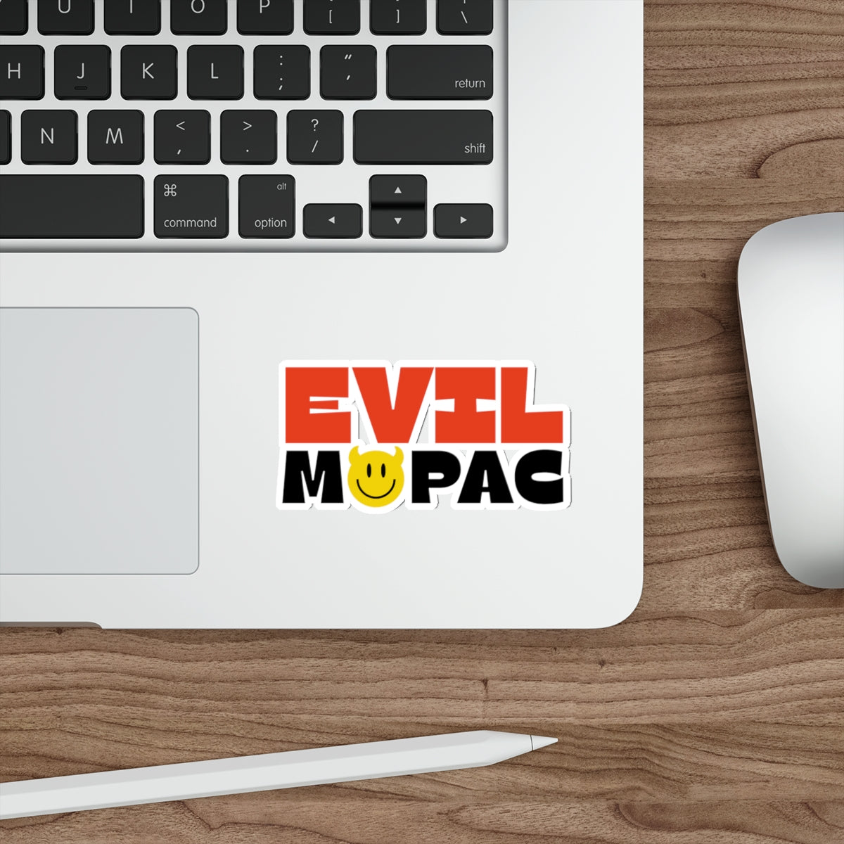 Evil MoPac Die-Cut Stickers, Alternative Design #2