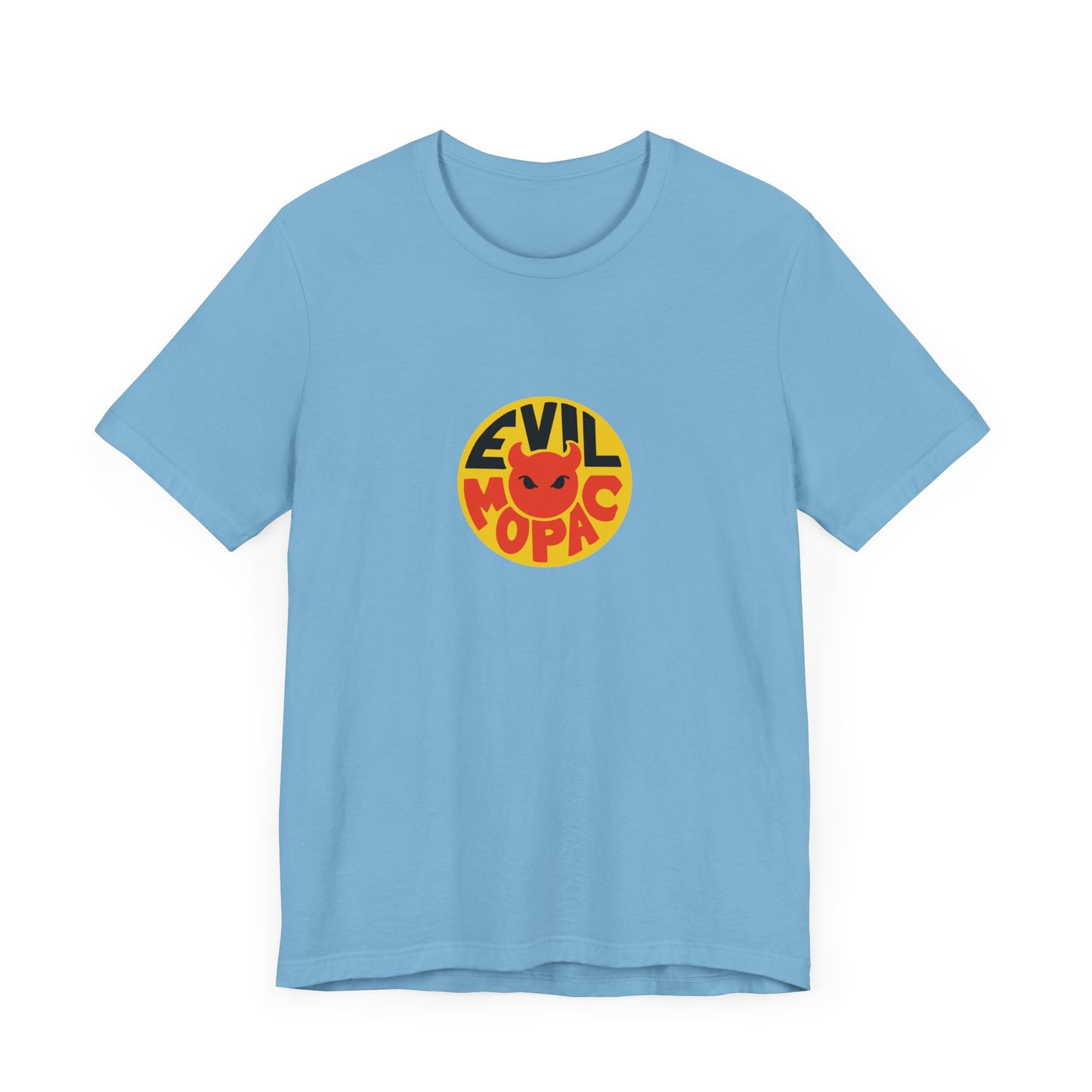 Evil MoPac Unisex Jersey Short Sleeve T-Shirt, Design #2