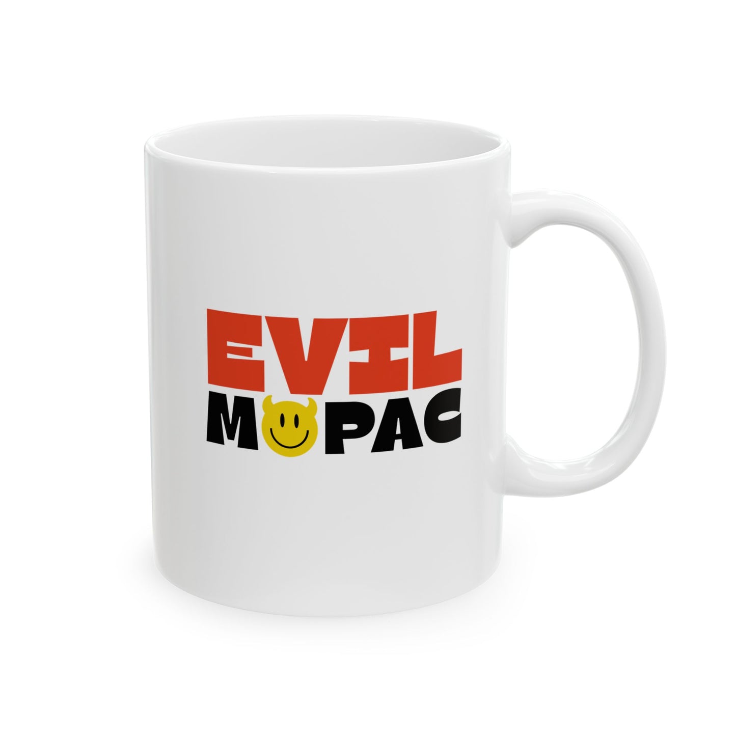 Alternative Evil MoPac Logo Ceramic Mug, (11oz, 15oz)