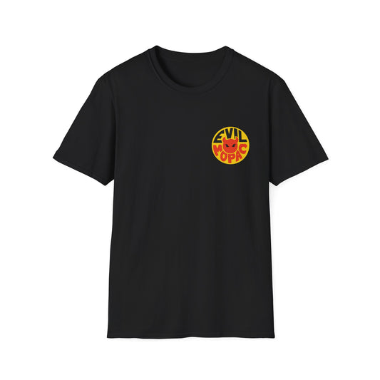 Evil MoPac Unisex Softstyle T-Shirt, Design #2