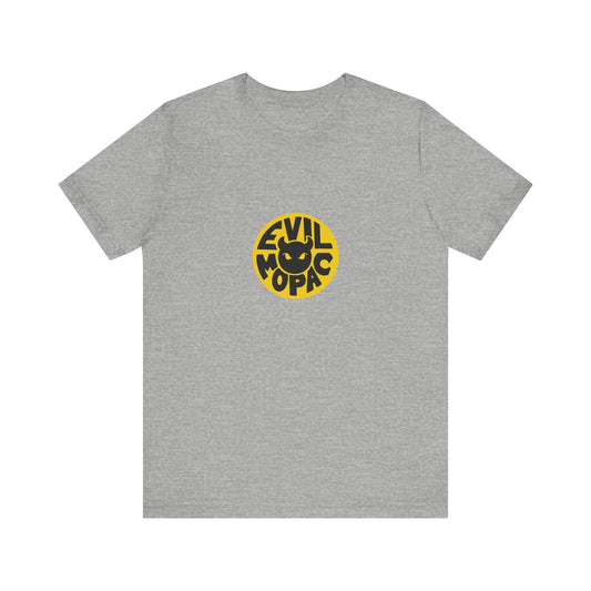 Evil MoPac Unisex Jersey Short Sleeve T-shirt, Design #1