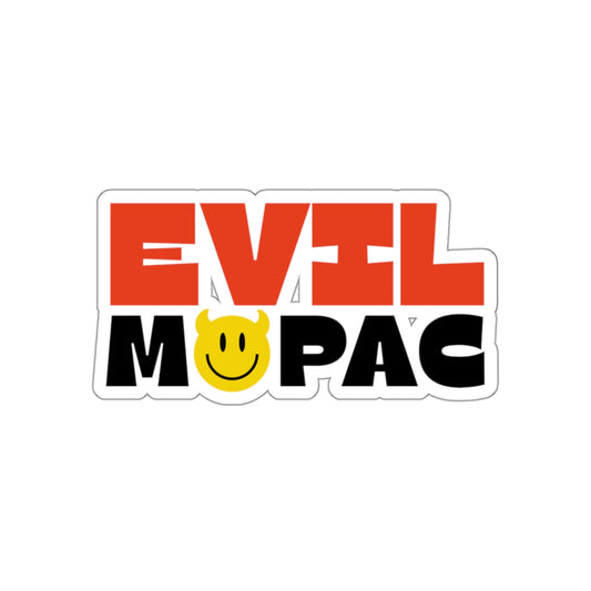 Evil MoPac Die-Cut Stickers, Alternative Design #2