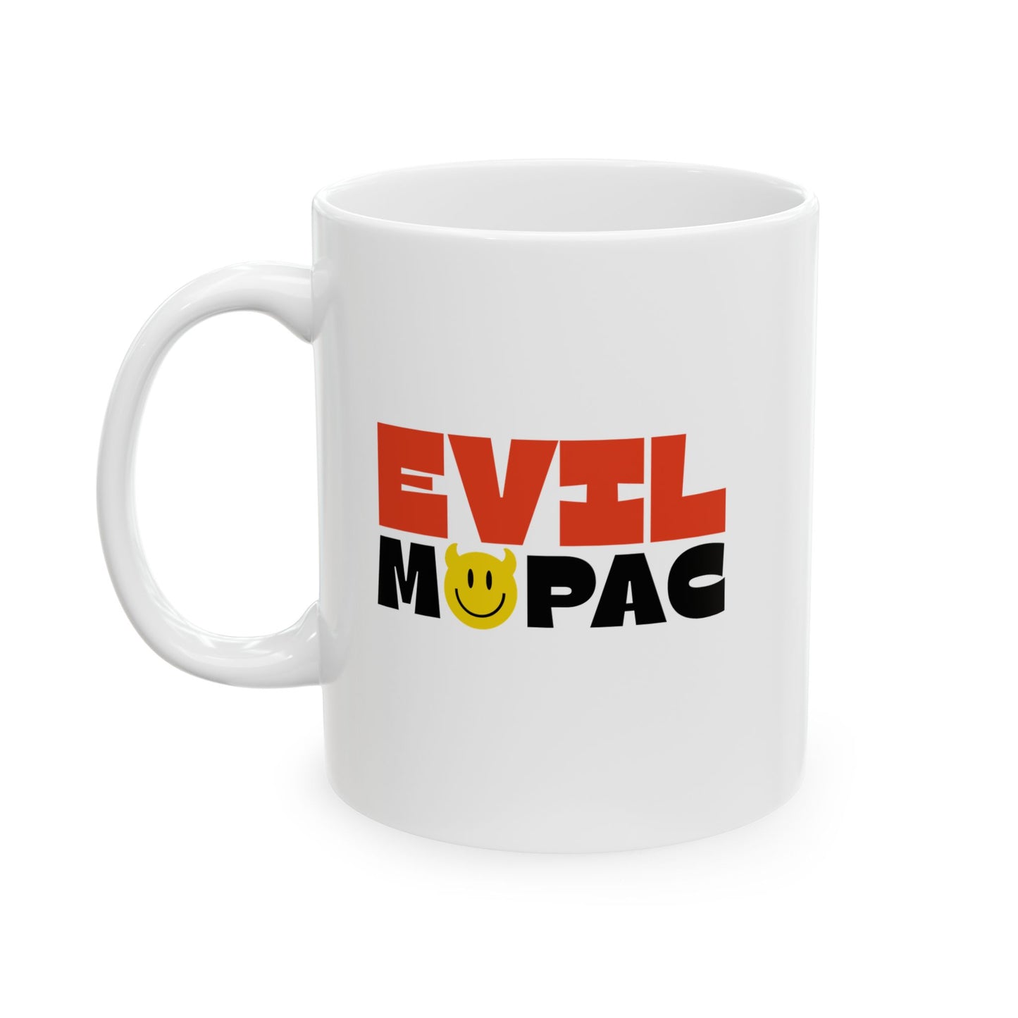 Alternative Evil MoPac Logo Ceramic Mug, (11oz, 15oz)