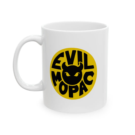 Evil MoPac Ceramic Mug, (11oz, 15oz), Design #1