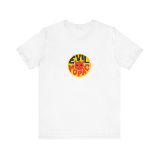 Evil MoPac Unisex Jersey Short Sleeve T-Shirt, Design #2