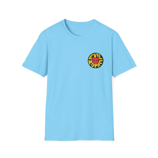 Evil MoPac Unisex Softstyle T-Shirt, Design #3